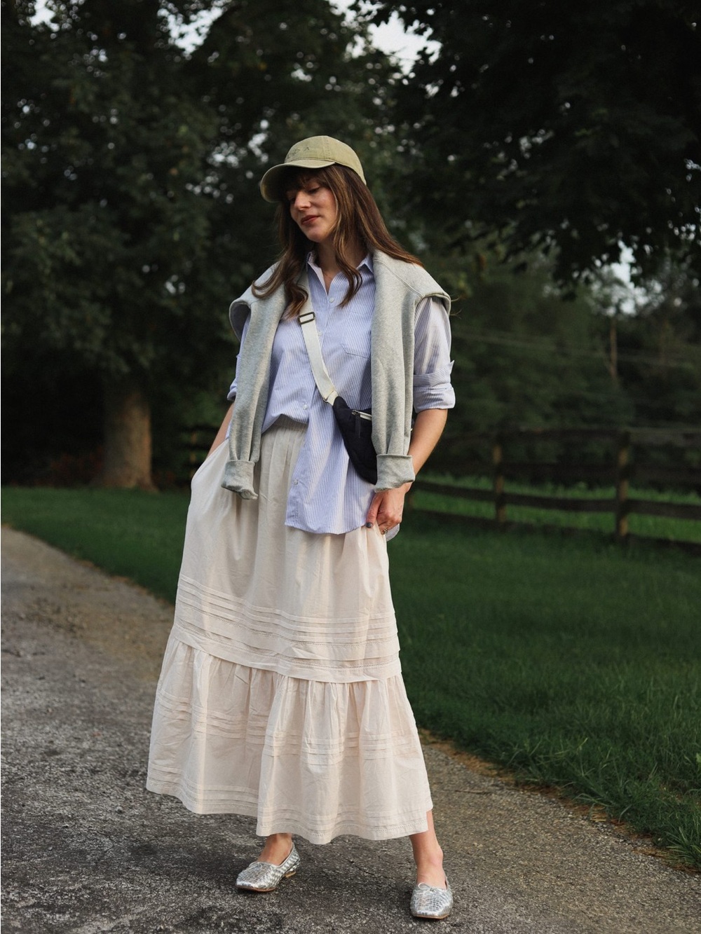 Christy Dawn—The Gabriella Skirt in Pearl (LIKE NEW AND RARE) - Picture 13 of 13